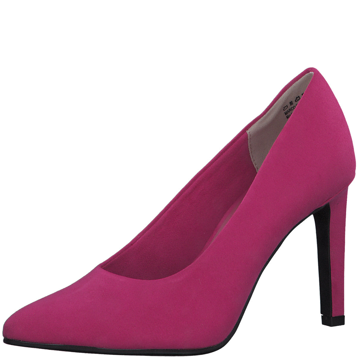 Bright pink hot sale suede heels