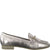 Doin’ It Right Metallic Accent Loafers in Platinum