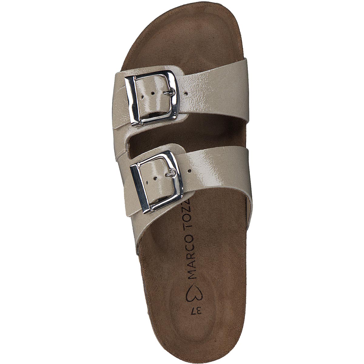 Easy slip outlet on sandals