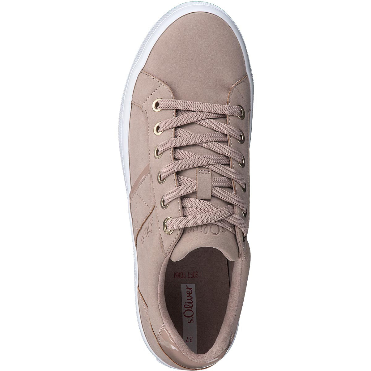 Dress to Impress Lace-Up Soft Pink Runners