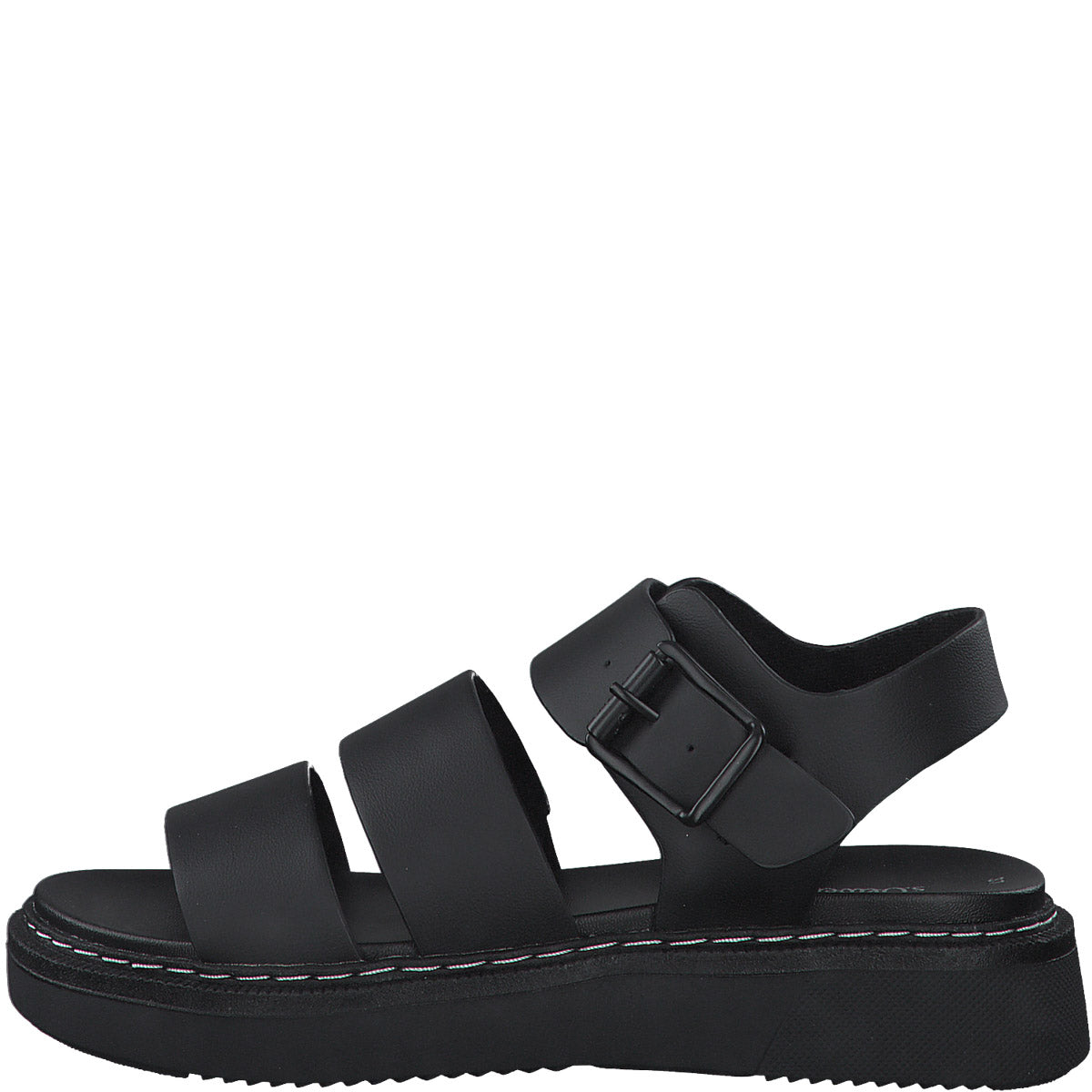 Thick 2025 black sandals