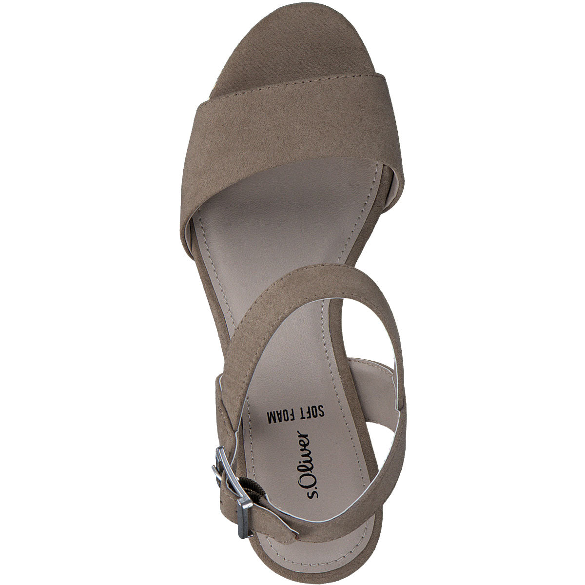 FLUENT in TAUPE Wedge Sandals