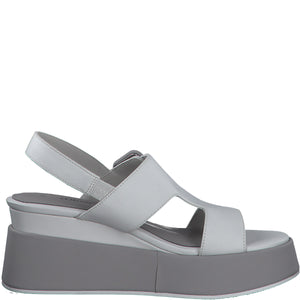 Effortlessly Trendy Grey Sandals with Modern Design