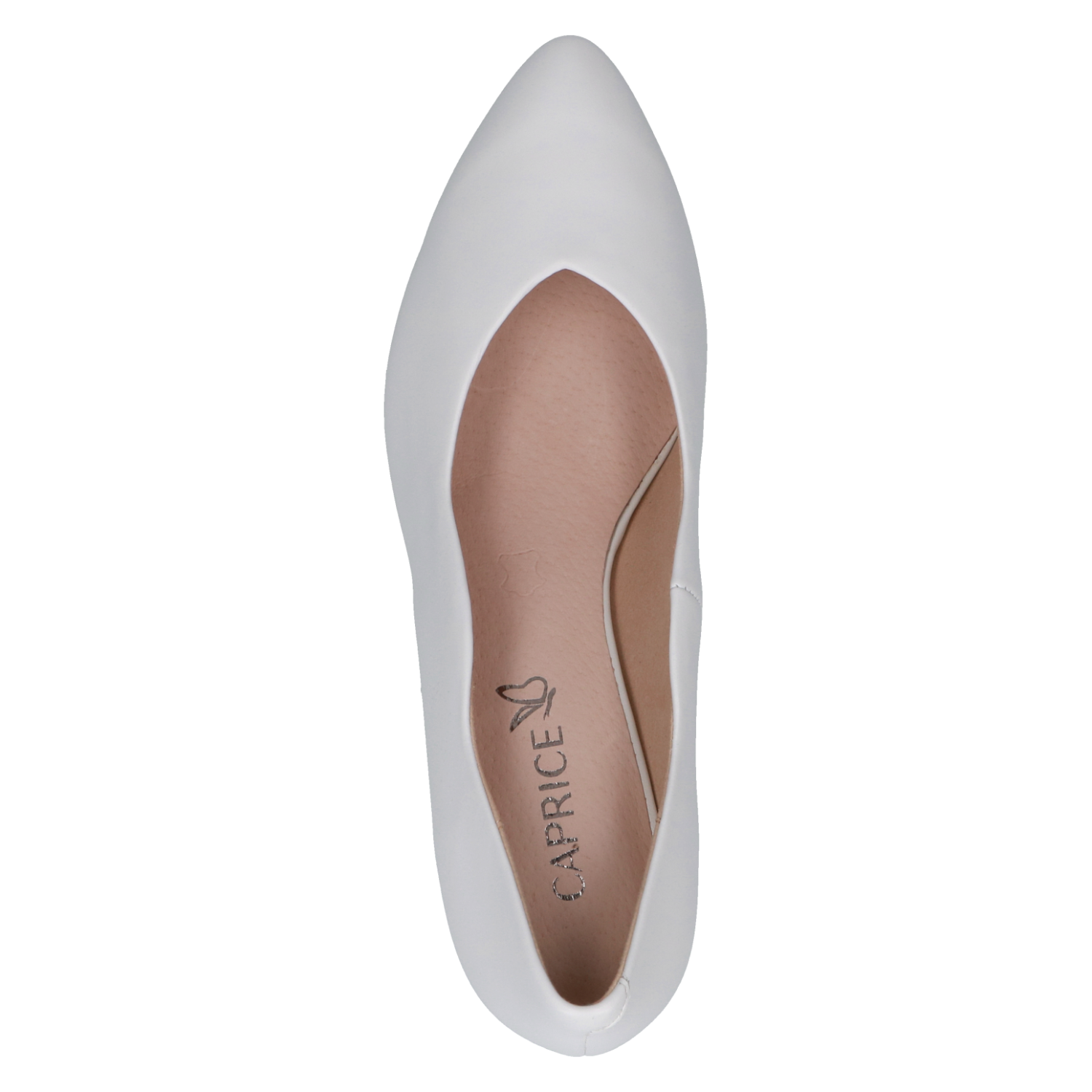 Caprice White Scalloped Stiletto Pumps – Chic & Comfortable