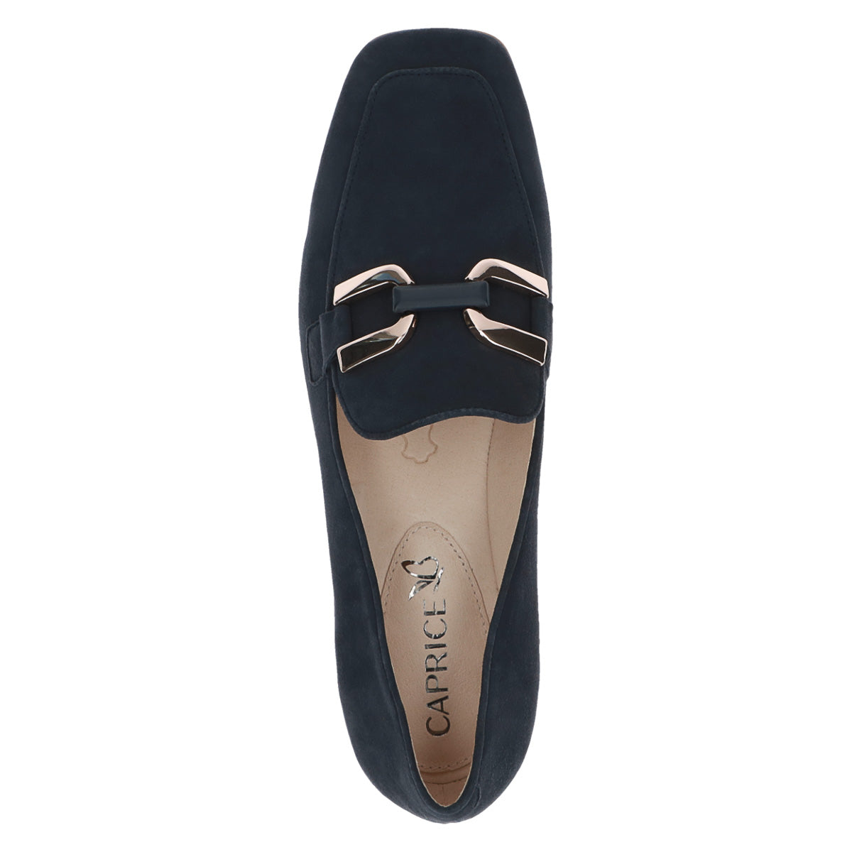 Better Days Navy Suede Loafers