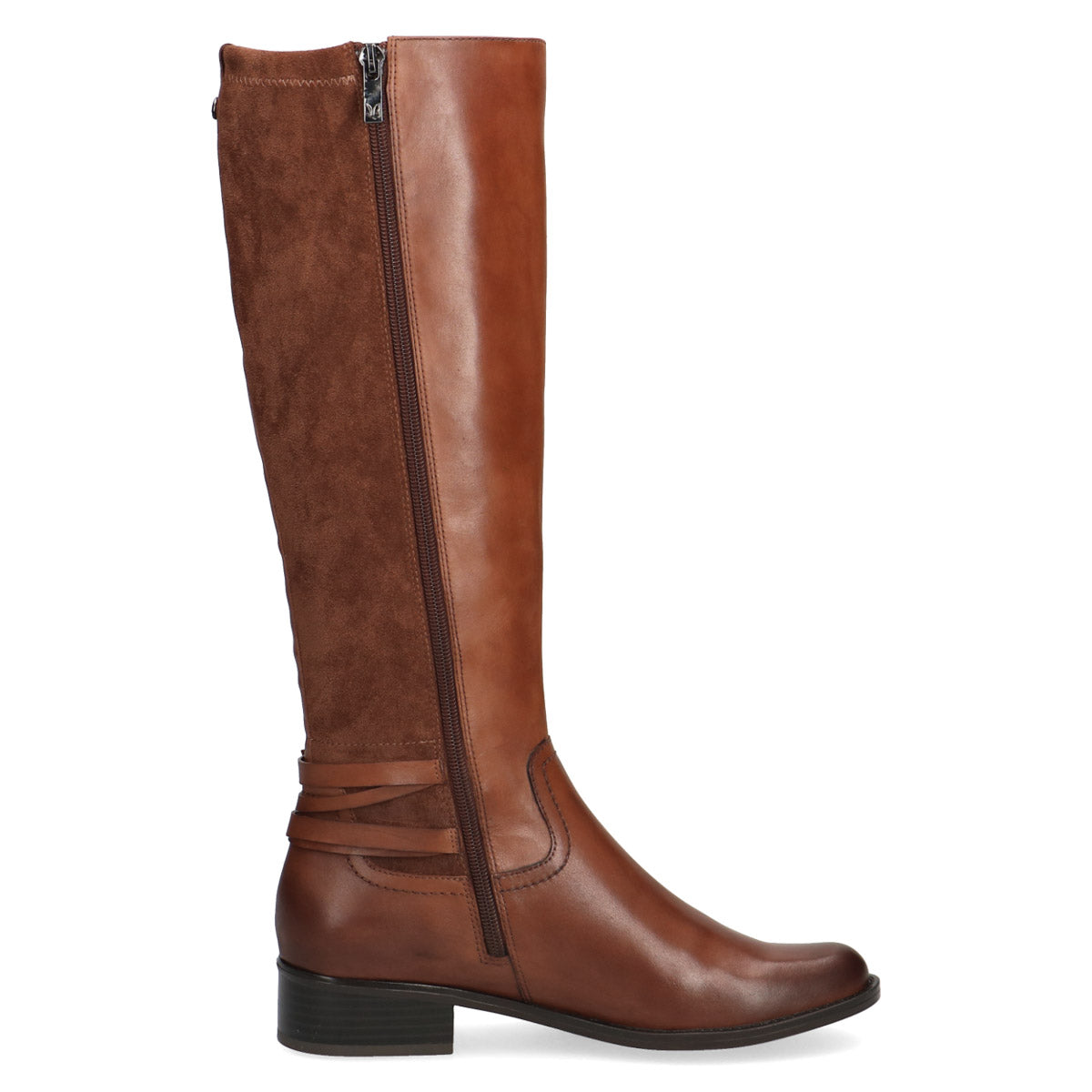 My Best Hour Buckled Knee-High Boots in Cognac