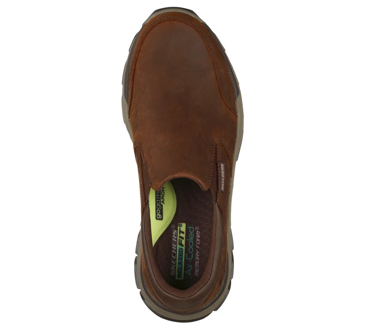 Men's skechers relaxed fit air cooled deals memory foam
