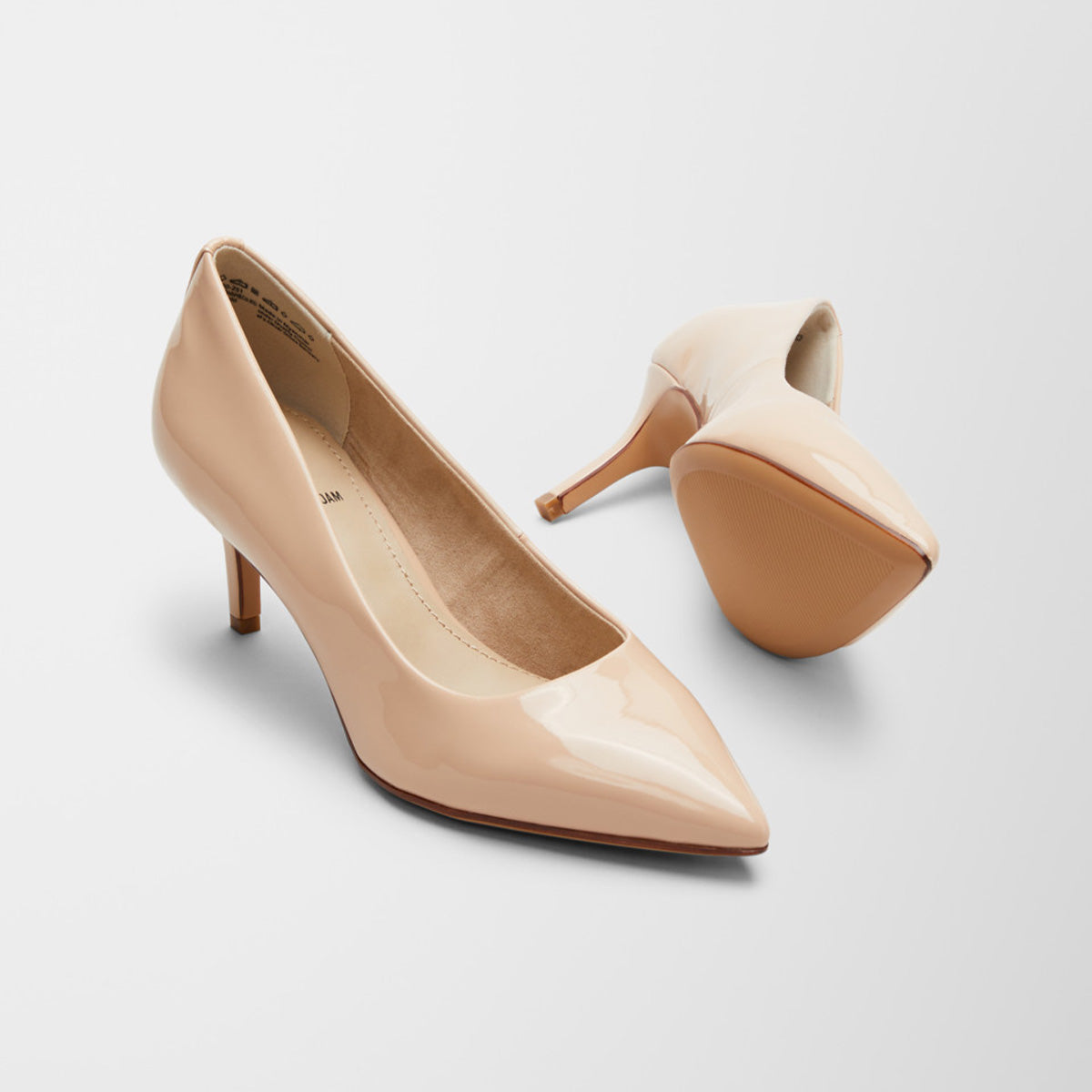 Sophisticated Nude Pump with Studs
