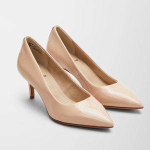 Sophisticated Classy Nude Heels with Studs