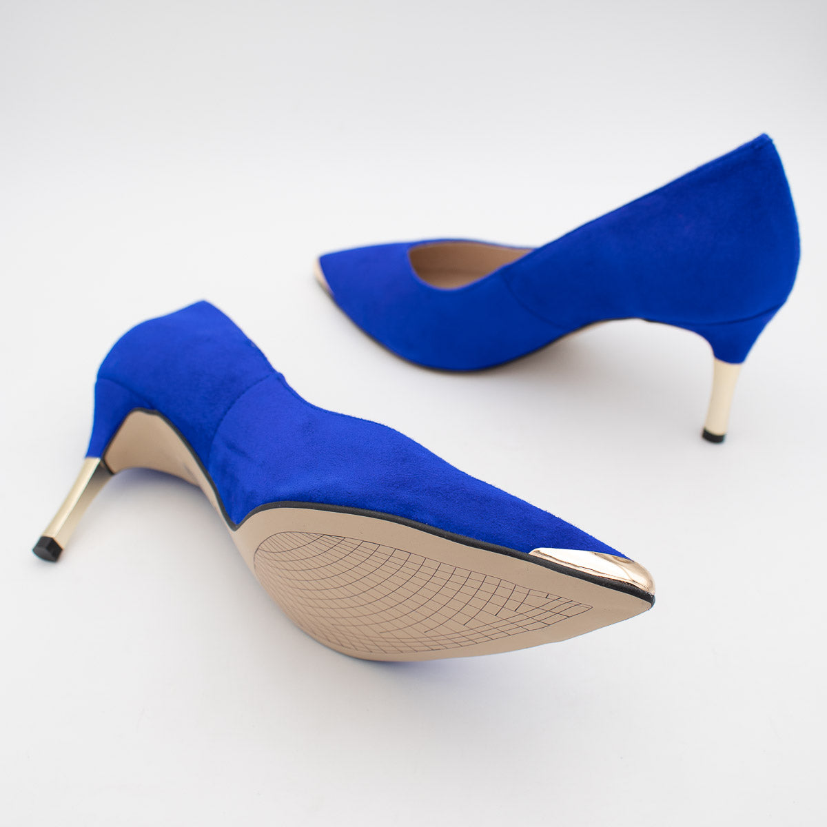 Strut Your Stuff in Style - Vibrant Royal Blue High Heels