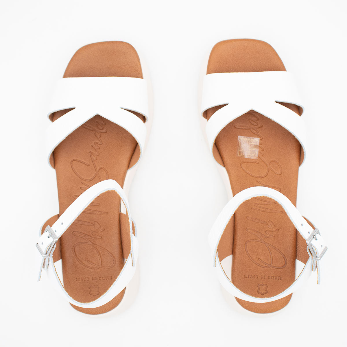 Comfy hot sale white sandals