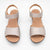 Textured Print Comfortable Taupe Summer Sandals