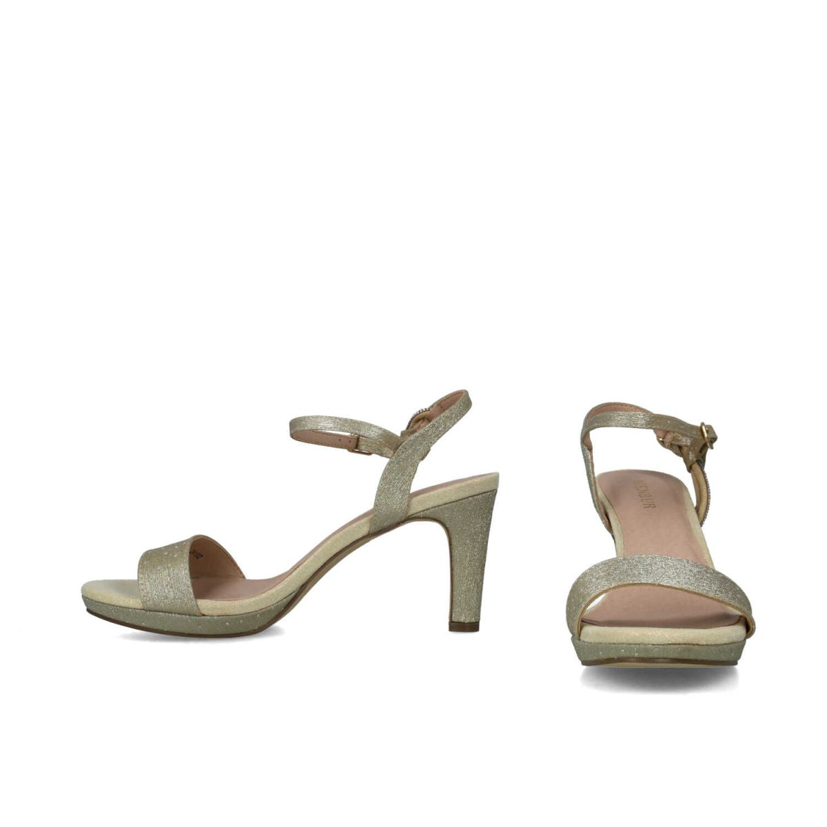 Classic Gold Metallic Sandals for Partywear