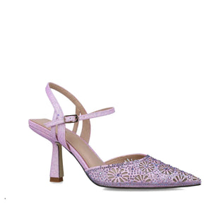 Delicate Lilac Sandals for Occasion Wear by Menbur
