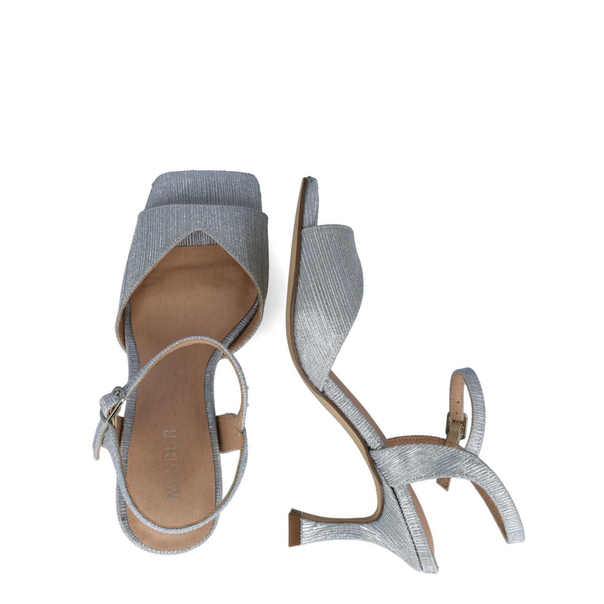 Metallic silver sandals outlet heels