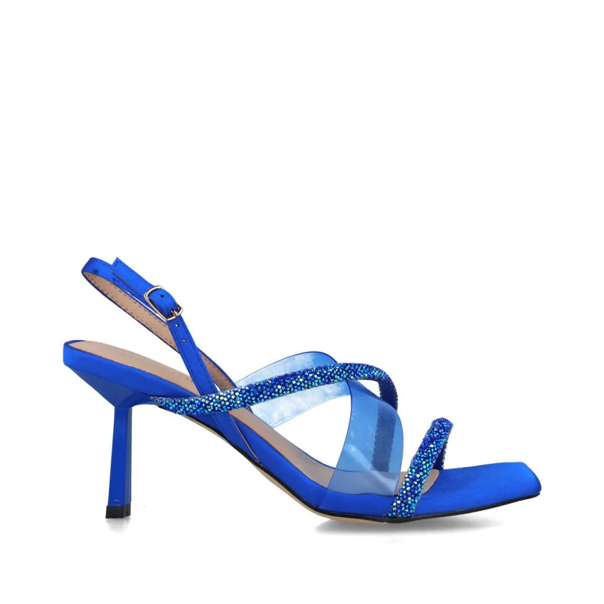CRATER - Glamorous Gala Royal Blue Sandals - Leavys Shoes