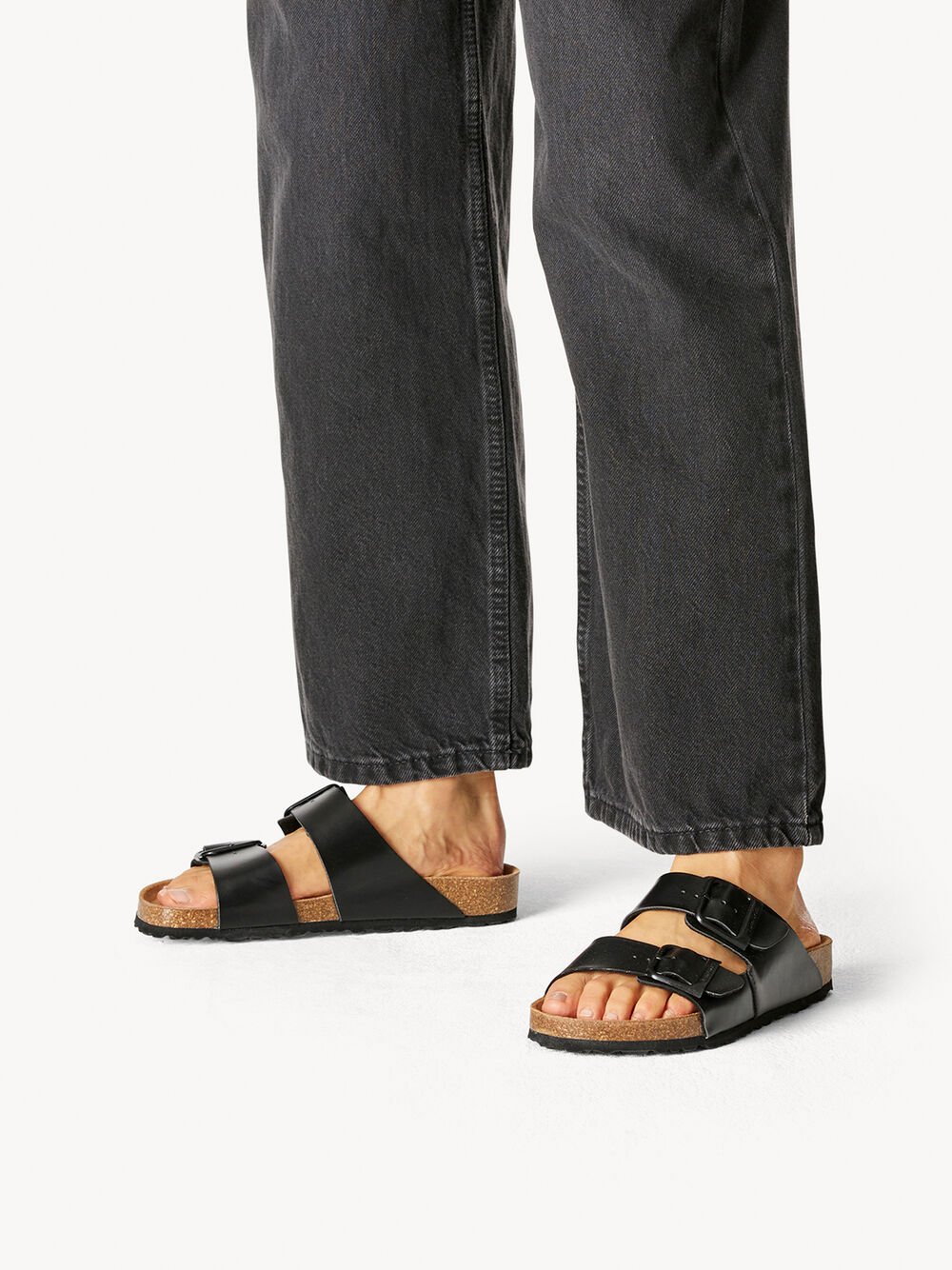 Summer-Ready Flat Black Sandals