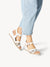 Summer Staple White Elegant Wedge Sandals