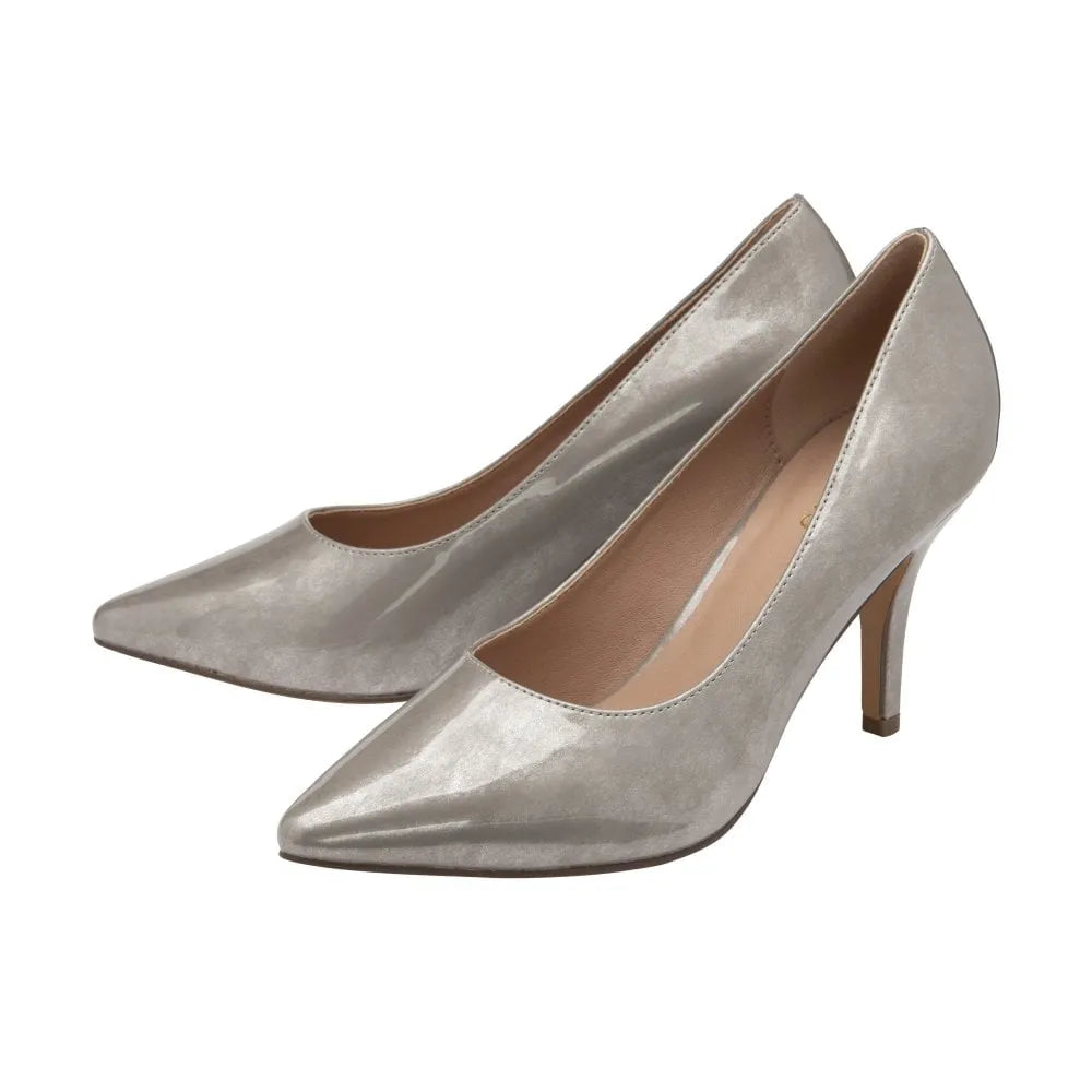 Grey pointed toe pumps best sale